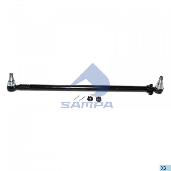 09715001 Тяга рулевая продольная Actros L=879 mm — 1