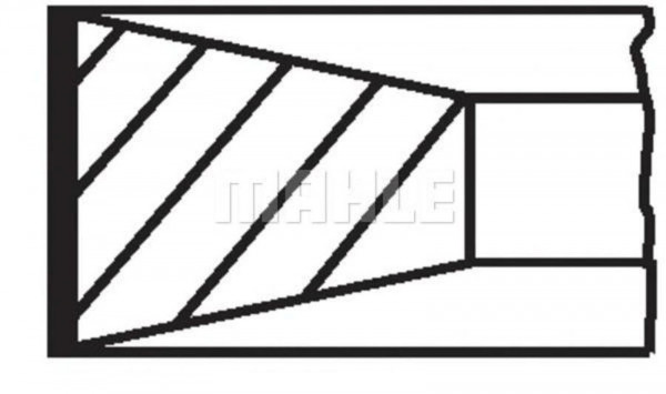 20922N0 К-т поршневых колец ДВС MAN D2066 d=120.00 STD — 1