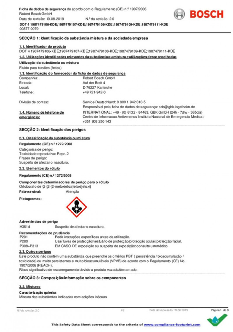 1987479106 Тормозная жидкость DOT4 — 5