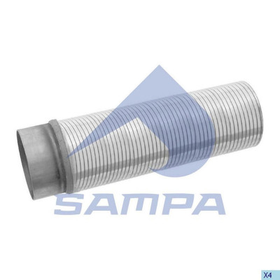 SA 020394 Металлорукав выхлопной L=350