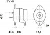 MG815 Генератор 24V 110A, миниатюра — 0
