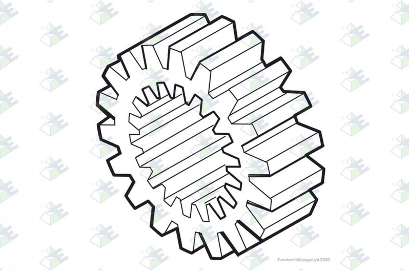 ER 88530373 Шестерня КПП — 1