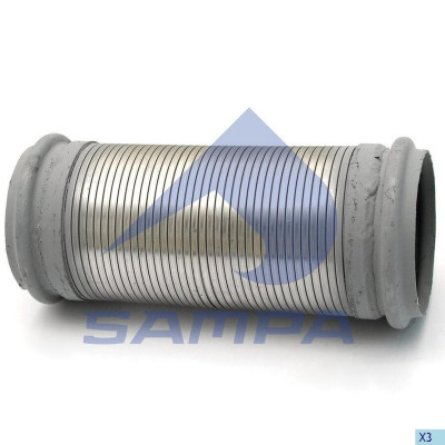SA 079266 Гофра с фланцами D=127мм