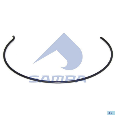 200059 Кольцо стопорное шестерни КПП MB G211-16, G211-12KL, G240-16, d=3x147,5