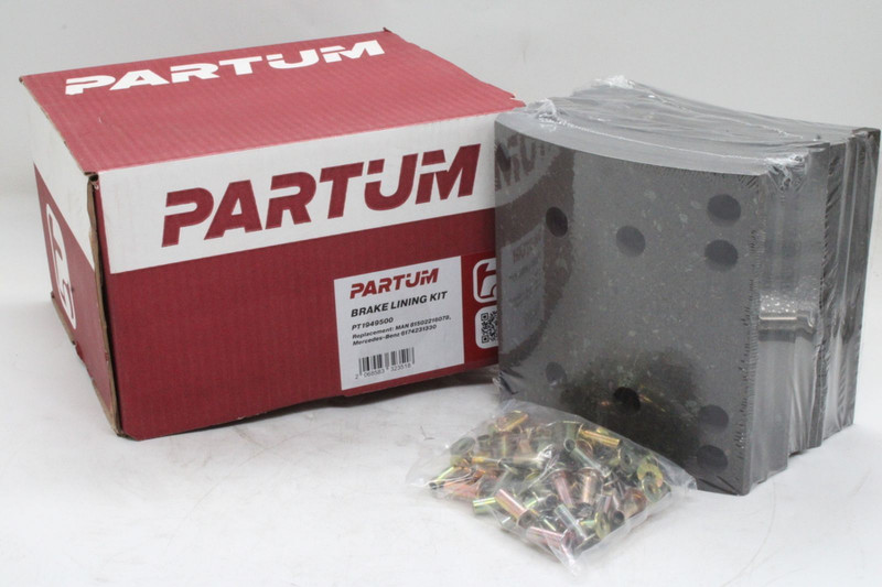 PT1949500 К-т накладок тормозных 410*183 STD — 1