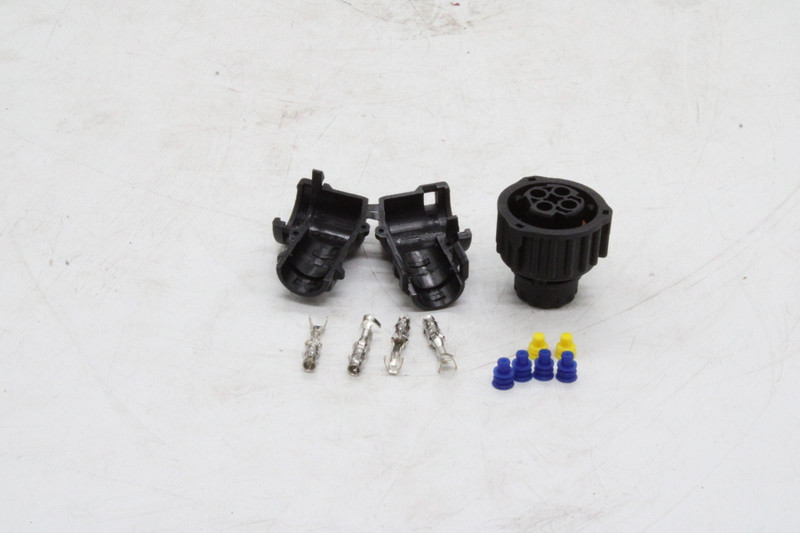 8800719SX Корпус штекера 4pin с личинками — 3