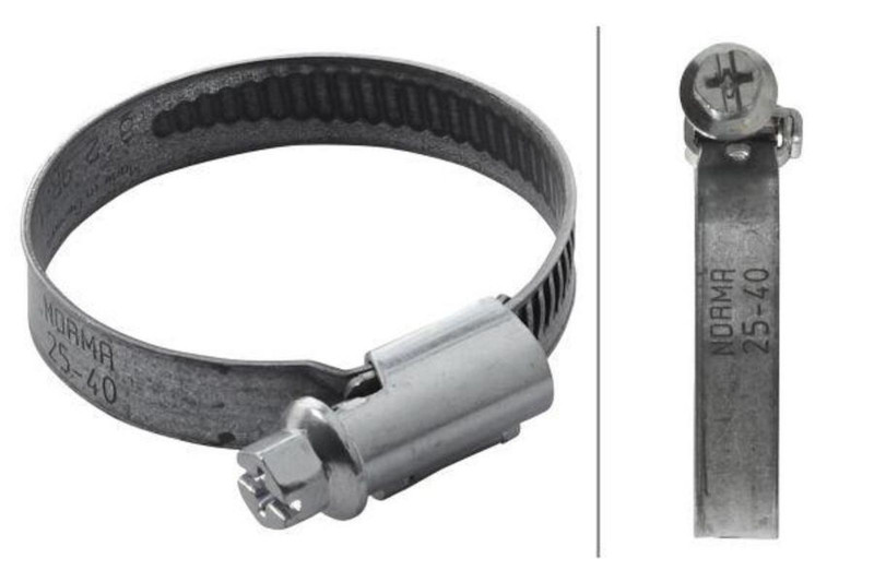 053802540 - Хомут червячный 9мм. — 1