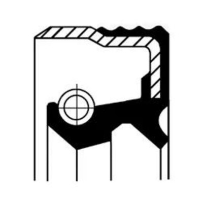 12015884B Радиальное уплотнение вала 75*95*13