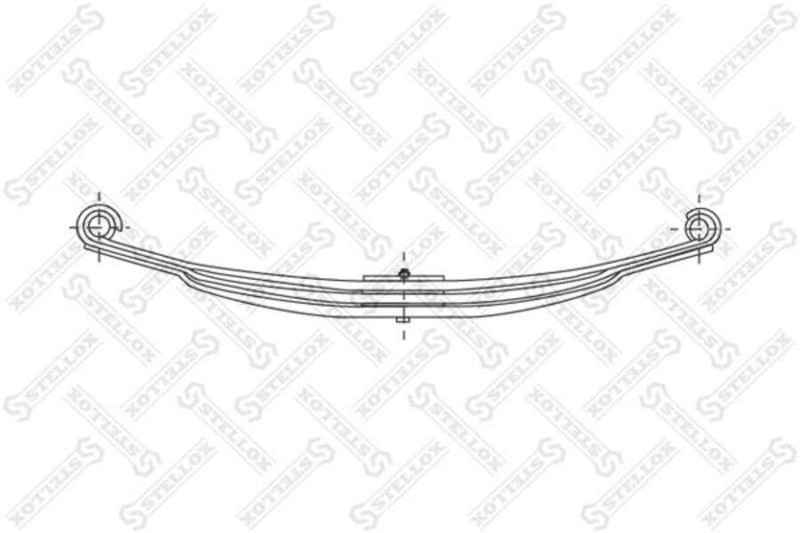 84-55694-SX Рессора 3-х листовая — 1