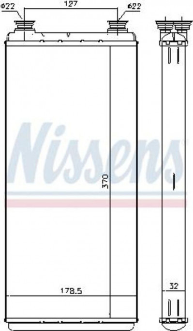 71891 Радиатор отопителя