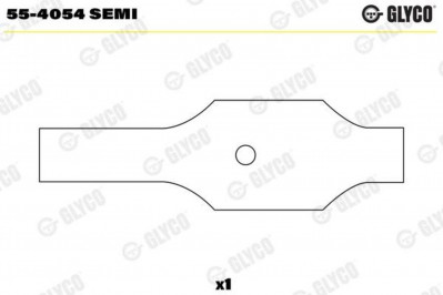 554054SEMI Втулка верхней головки шатуна