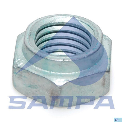 SA104447 Гайка стопорная M2433 ключ-SW36 DIN980-10