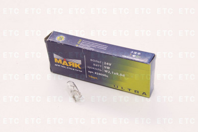 82405БЦ Лампа фонаря габаритного б/ц 5W/24V