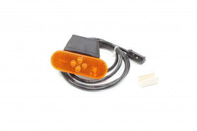 104260 	Фонарь габаритный желтый Schmitz Unipoint I LED с кронштейном + провод 1,5м